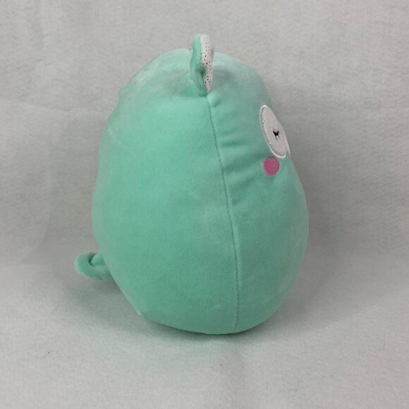 Squishmallows Miley the Llama 8" Stuffed Plush Mint Easter Sleepy Eyes - Picture 4 of 7